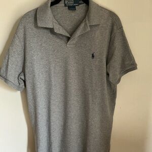 Ralph Lauren Men's Heather Gray Polo Shirt